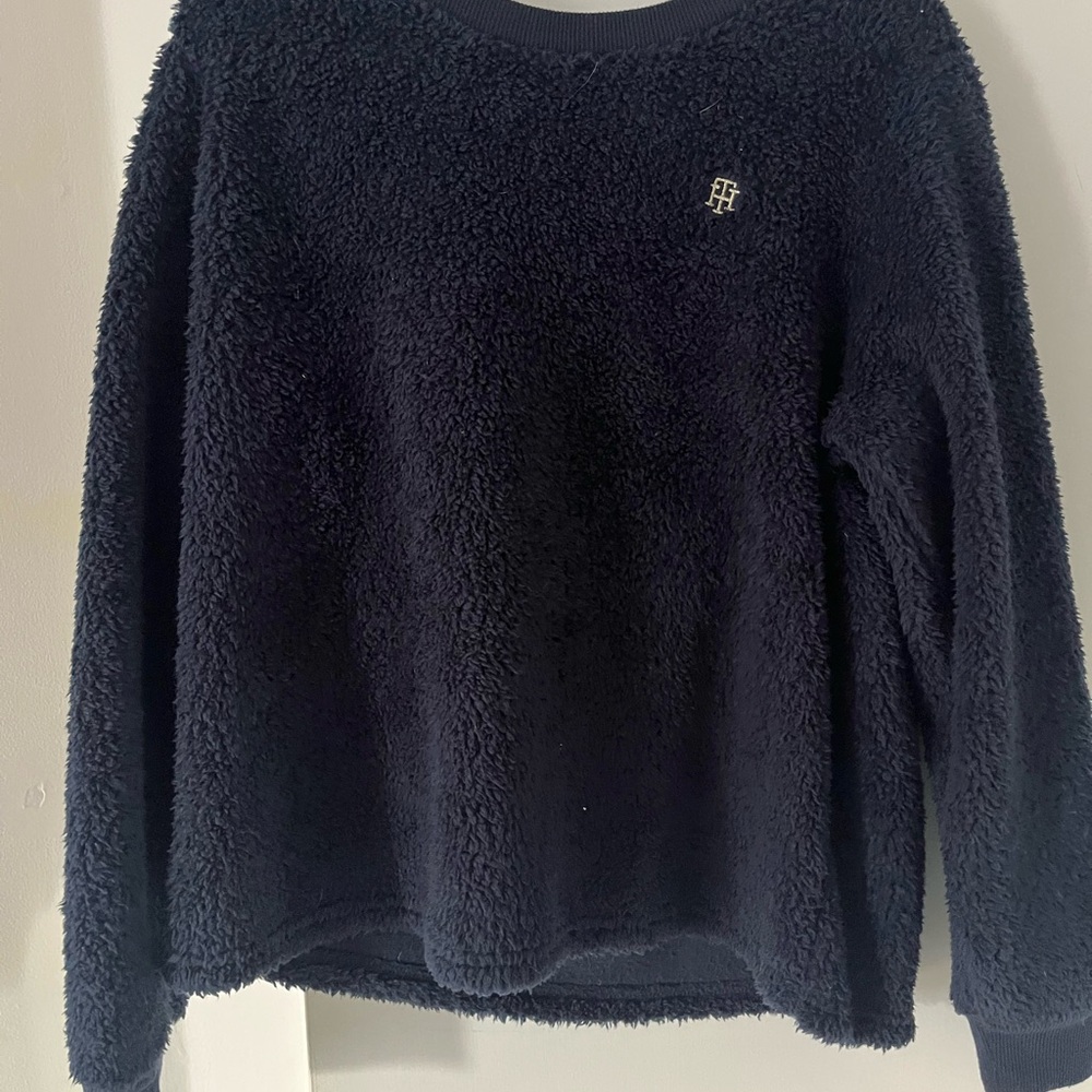 Cozy Black Fleece Sweater